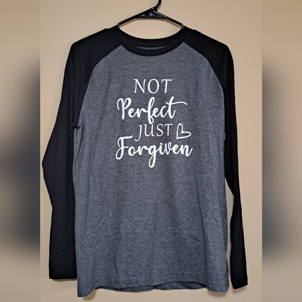 George Gray and Black Long Sleeve Tee